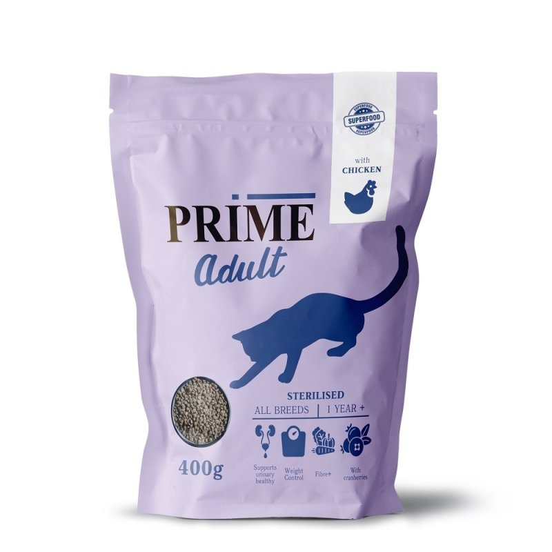 Prime Prime сухой корм для стерилизованных кошек с 12 мес. с курицей (2 кг)