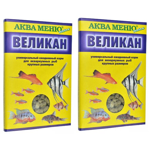 Ежедневный корм Аква Меню Великан для рыб крупных размеров, 35 гр, 2 шт