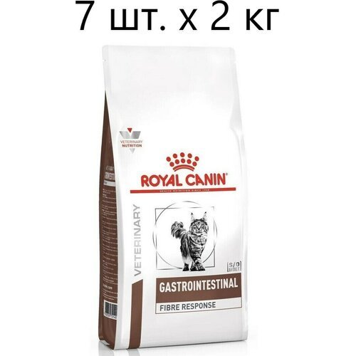 Сухой корм для кошек Royal Canin Gastro Intestinal Gastrointestinal Fibre Response FR31, при проблемах с ЖКТ, 7 шт. х 2 кг