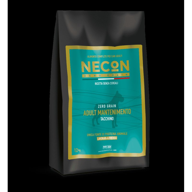 Корм для собак NECON Zero Grain беззерновой с индейкой и горохом сух. 3кг