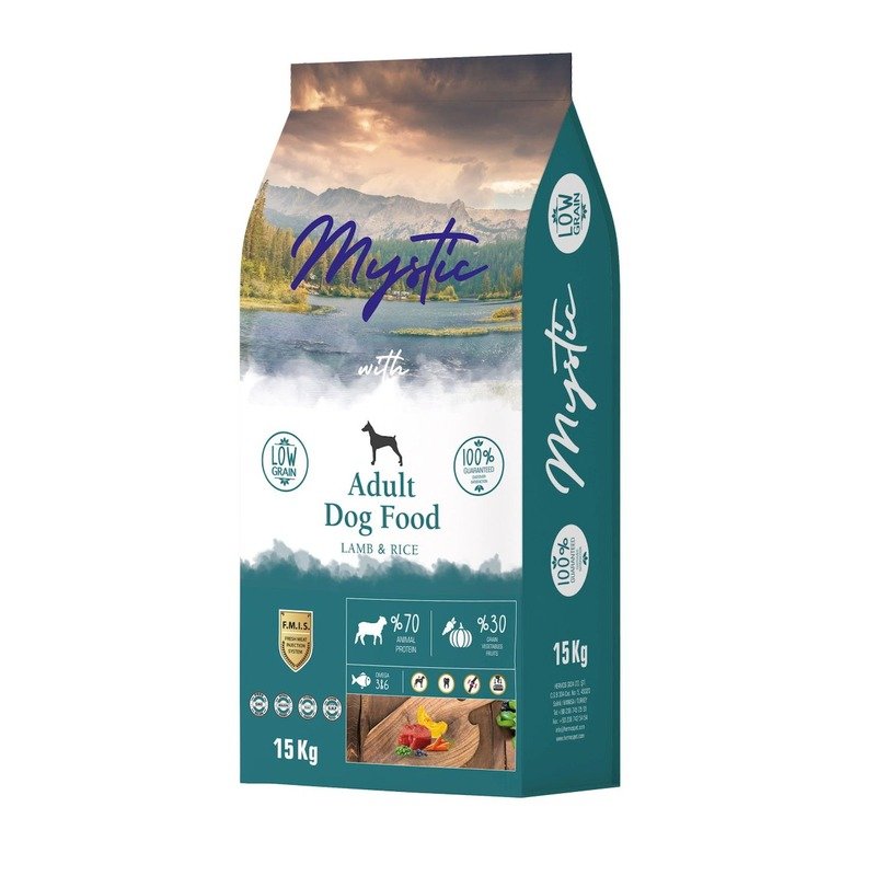 Mystic Adult Dog Food Lamb & Rice полнорационный сухой корм для собак, с ягненком и рисом