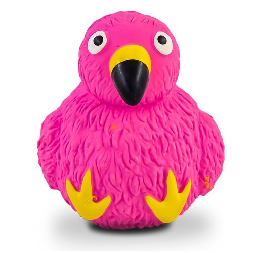 Игрушка для собак латексная DUVO+ 'Птицы', розовая, 9x11x10см (Бельгия)