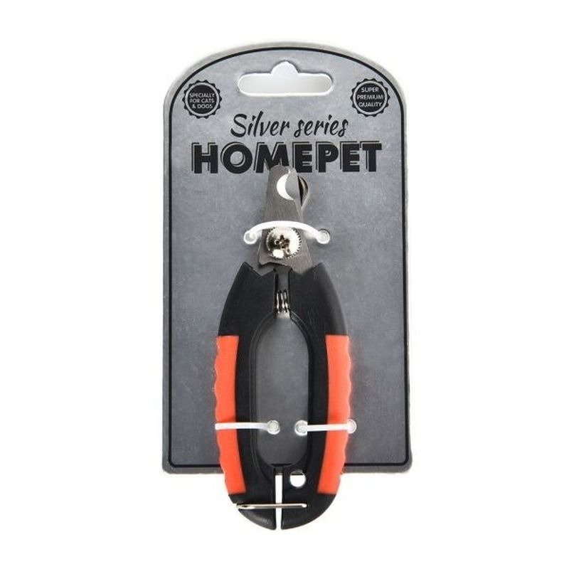 Homepet Silver Series когтерез секатор с фиксатором размер S - 12,5х4 см