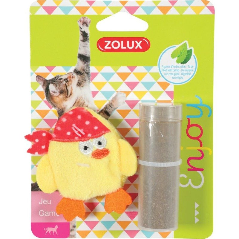 Zolux Игрушка \'Цыпочка\' для кошек, с кошачьей мятой в комплекте, 7см