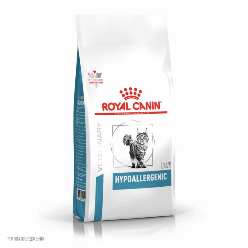 Royal Canin (вет.корма) Royal Canin (вет.корма) корм сухой для взрослых кошек при пищевой аллергии, HYPOALLERGENIC (2.5 кг)