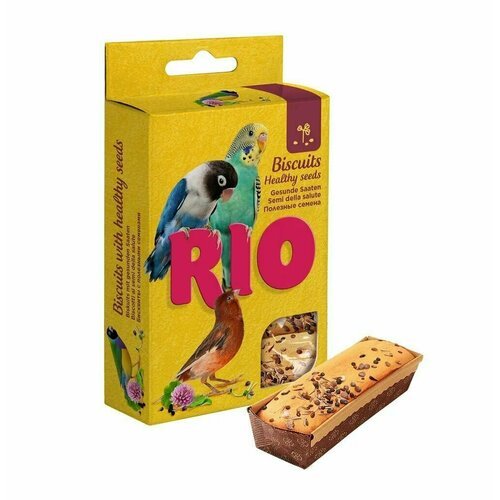 RIO Бисквиты для птиц с полезными семенами 5*7гр
