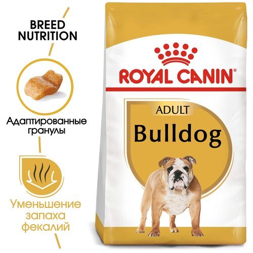 Сухой корм для собак Royal Canin Бульдог 1 уп. х 2 шт. х 12 кг
