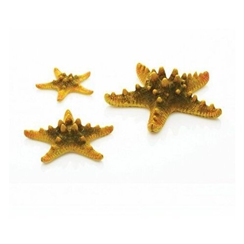 Набор жёлтых морских звезд, Starfish set 3 yellow