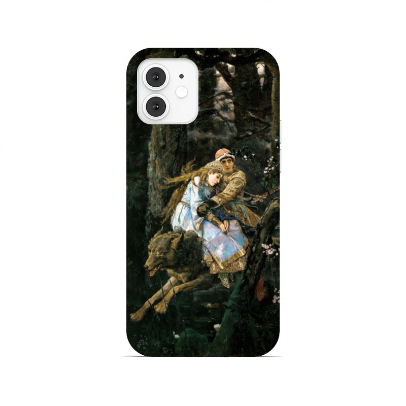 Printio Чехол для iPhone 12, объёмная печать Иван-царевич на сером волке (виктор васнецов)
