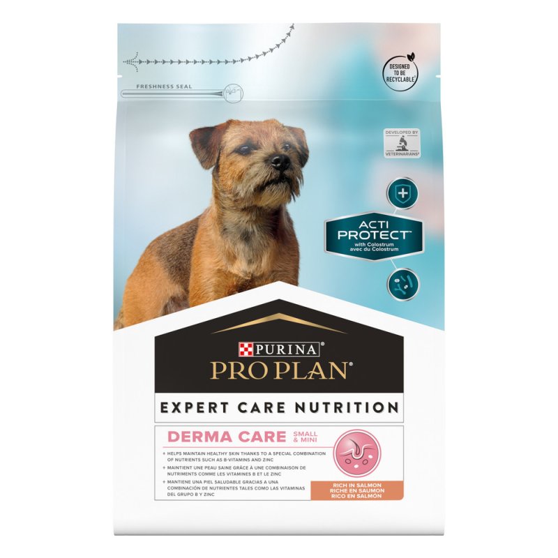 Purina Pro Plan Purina Pro Plan сухой корм Acti Protect для взрослых собак малых пород с чувствительным пищеварением с лососем (3 кг)